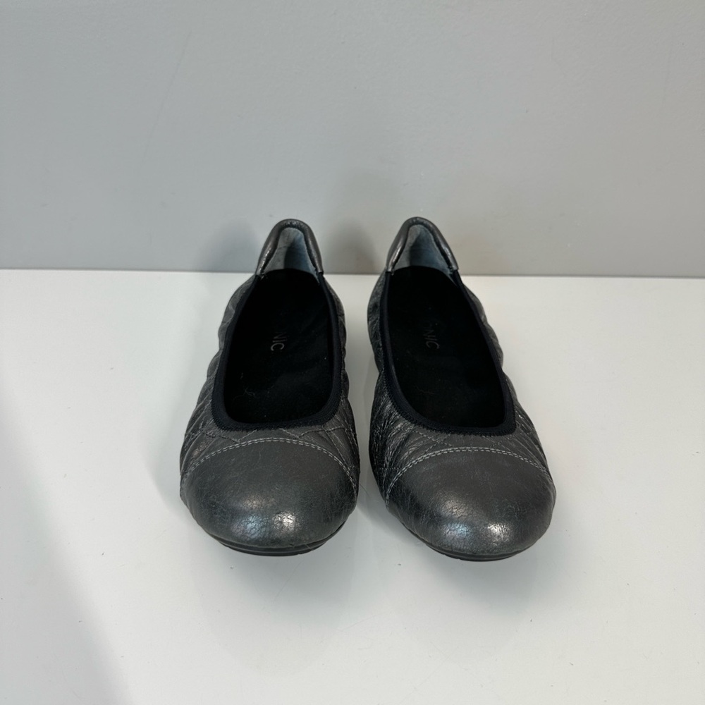 Vionic Ava Silver Ballet Flats Size 7 - Picture 6 of 15